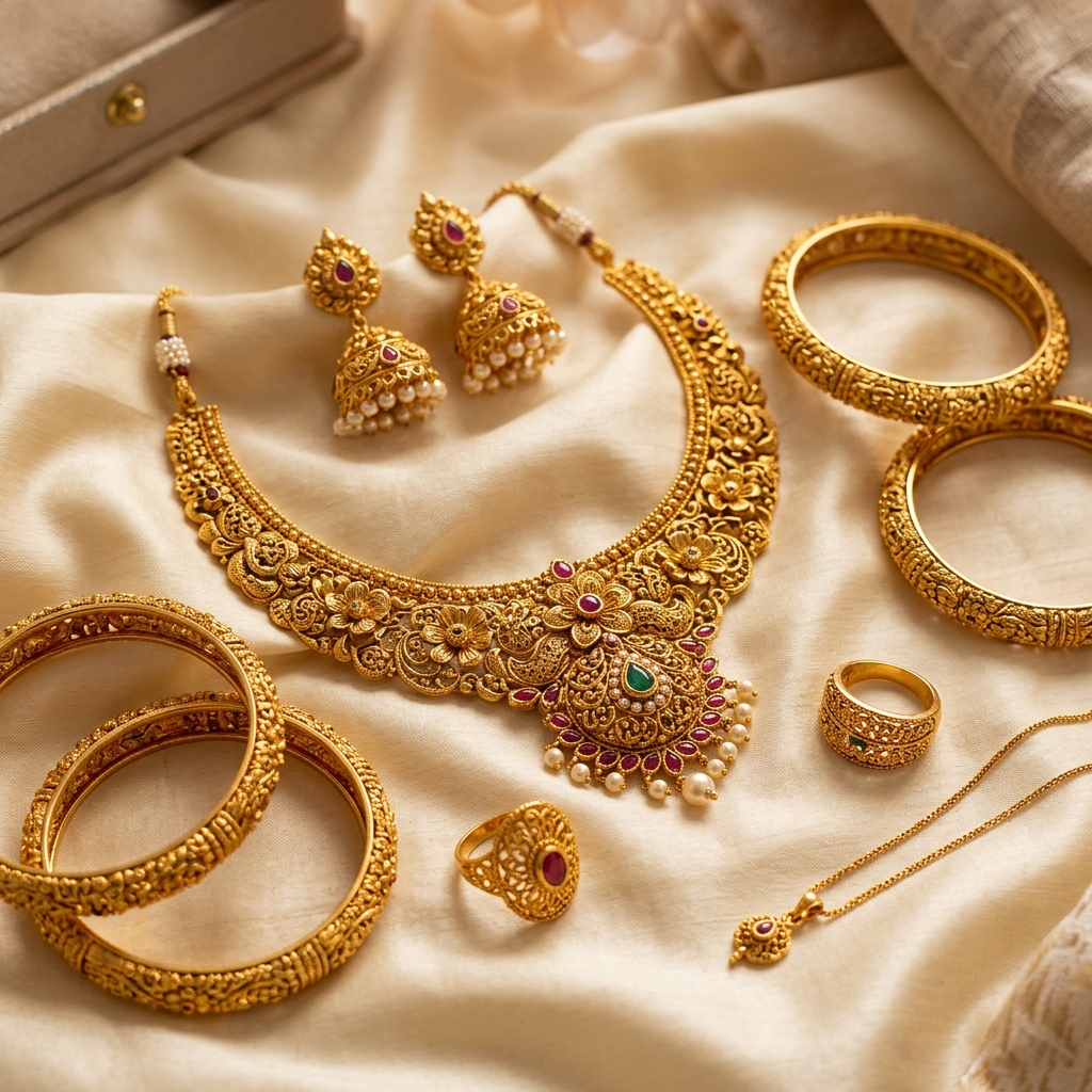 BR Jewellers gold jewellery collection